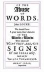 John Locke: Of the Abuse of Words