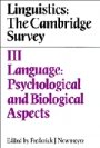 Frederick J. Newmeyer (red.): Linguistics: The Cambridge Survey: Volume 3, Language: Psychological and Biological Aspects