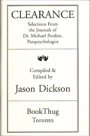 Jason Dickson (red.): Clearance: Selected Journals of Dr Michael Purdon