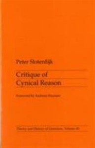 Peter Sloterdijk: Critique Of Cynical Reason