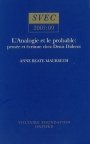 Anne Beate Maurseth: L’analogie et le probable: pensée et écriture chez Denis Diderot