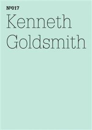 Kenneth Goldsmith: Kenneth Goldsmith: Letter to Bettina Funcke