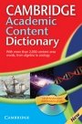 : Cambridge Academic Content Dictionary Paperback with CD-ROM