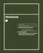 Christopher Williams: Program. For Example: Dix-Huit Leçons Sur La Société Industrielle (Revision 10)