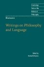 Kenneth Haynes (red.): Hamann: Writings on Philosophy and Language