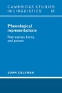 John Coleman: Phonological Representations