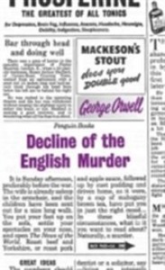 George Orwell: Decline of the English Murder