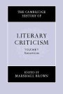 Marshall Brown (red.): The Cambridge History of Literary Criticism