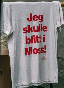 Edvard Munch, Espen Friberg,  10/10: Lyse Netter 24 T-skjorte (Jeg skulle blitt i Moss) – L