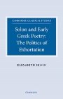 Elizabeth Irwin: Solon and Early Greek Poetry