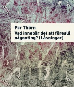 Pär Thörn: Vad innebär det att föreslå någonting? (Låsningar)