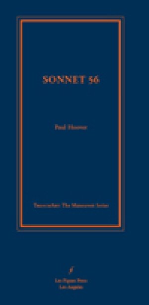 Paul Hoover: Sonnet 56