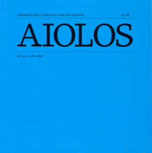 Daniel Pedersen (red.): Aiolos 54: Spår