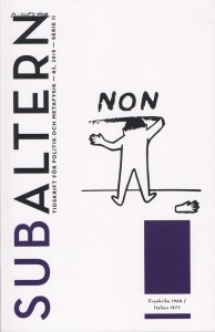 Jacob Andersson (red.): Subaltern 3/2018: Frankrike 1968 / Italien 1977