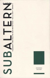Jacob Andersson (red.): Subaltern 3-4/2020: Oroshärdar 2018–2020