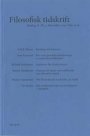 Lars Bergström (red.): Filosofisk tidskrift 4/2007