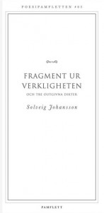 Solveig Johansson: Fragment ur verkligheten och tre outgivna dikter