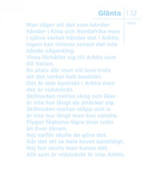 Göran Dahlberg (red.): Glänta 1/2012