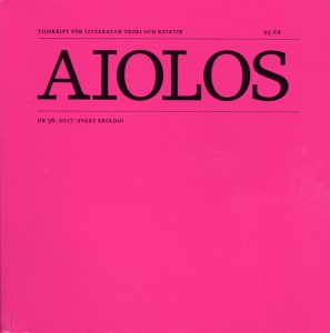 Daniel Pedersen (red.): Aiolos 56: Svart ekologi