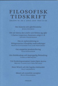  Lars Bergstrøm (red.): Filosofisk tidskrift 2/2019