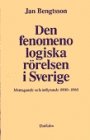 Jan Bengtsson: Den fenomenologiska rörelsen i Sverige